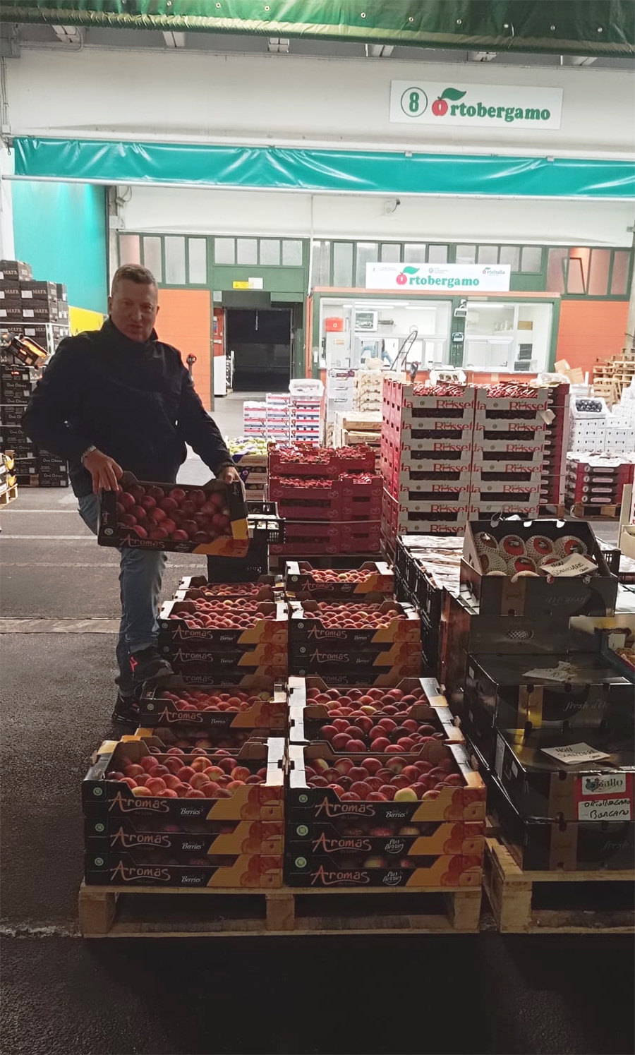 Federico Fapanni, venditore della ditta Ortobergamo